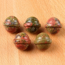 Unakite Natural Unakite Carved Healing Universe Stone, Reiki Energy Stone Display Decorations, for Home Feng Shui Ornament, 20mm