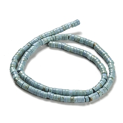 Natural Turquoise Natural Turquoise Beads Strands, Disc, Heishi Beads, 4x2mm, Hole: 1mm, about 168pcs/strand, 14.96''(38cm)