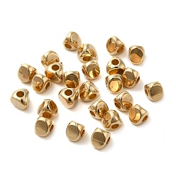 Light Gold CCB Plastic Beads, Triangle, Light Gold, 4x5x4.5mm, Hole: 1.8mm