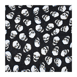 Skull Хэллоуин хлопковые повязки на голову, шарф бандана, гетры шеи, бесшовные головные уборы, для бега на свежем воздухе, Рисунок черепа, 540x540 мм