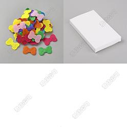 Bowknot 300 шт. нетканого материала, для поделок ремесел, бантом, 25.5x22x1 мм