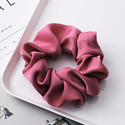 C150 Velvet-32 Silk Satin Colorful Hairband Headband Flower - 30 Colors, Versatile, Chic.