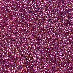 (RR3736) Миюки круглые бусины рокайль, японский бисер, (rr 3736), 11/0, 2x1.3 мм, отверстие : 0.8 мм, Около 1111 шт / 10 г