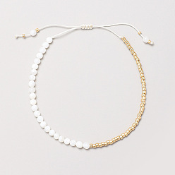 Лунный Камень Женские плетеные браслеты из круглых бусин в стиле бохо из натурального лунного камня, со стеклянными бисеринами