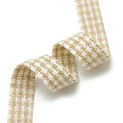 Light Khaki Braided Nylon Ribbons, Light Khaki, 3/8 inch(10mm), about 20yards/roll(18.2m/roll)