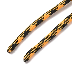 Gold Polycotton-Geflechtschnur mit Innenkern, Runde, für Schnürsenkel, Schlüsselanhänger, Herstellung von Seilarmbändern, Gold, 5 mm, ca. 90~100 Meter/Bündel
