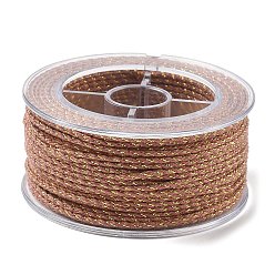 Перу 20м нейлоновый витой круглый шнур, для изготовления лямок для сумок, Перу, 2 мм, около 21.87 ярдов (20 м) / рулон