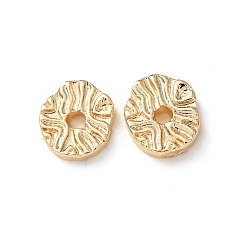 Light Gold Сплавочные бусины, плоско-круглые, долговечный, стойки покрытие, золотой свет, 8x7x2 мм, отверстие : 1.6 мм