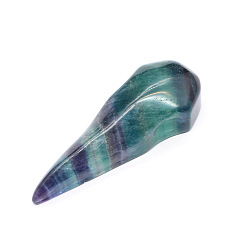 Флюорит Натуральный флюорит череп скульптура выставка украшения, для домашнего офисного стола, 68x25x17 мм