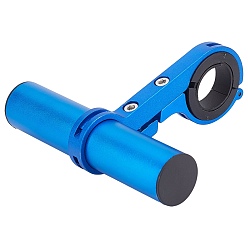 Dodger Blue Gorgecraft Bicycle Handlebar Extension, Aluminium Alloy Rod, Plastic Extension, Iron Findings, Dodger Blue, Packing Box: 15.7x10x2.3cm