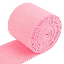 Pink Нетканые ткани вышивка иглы войлока для DIY ремесел, розовые, 140x3 мм, около 6 м / рулон