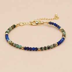 B-B220123A Bohemian-style 3mm copper bead lobster clasp women's bracelet with high value jewelry chain.