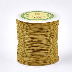 Dark Goldenrod Nylon Thread, Dark Goldenrod, 1.5mm, about 120.29 yards(110m)/roll