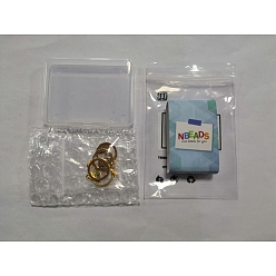 Colorful 4Pcs Brass Micro Pave Cubic Zirconia Pendants, with Enamel and Jump Ring, Ring with Evil Eye, Colorful, 18.5x16x2mm, Hole: 3mm, 4pcs