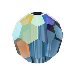 30340 200 Montana AB Хрустальные бусины preciosa®, чешский хрусталь, 451 19 602 круглый, 30340 200 монтана аб, 6 мм, отверстие : 1.2 мм