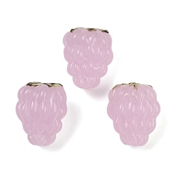 лаванда Бусины лэмпворк , винограды, лаванда, 19x15 мм, отверстие : 1.2 мм