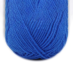 Royal Blue Acrylic Fiber Yarn, for Weaving, Knitting & Crochet, Royal Blue, 2mm, about 114.83 Yards(105m)/Skein