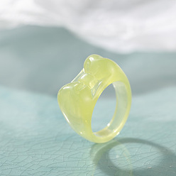 5452903 Butterfly Jelly Resin Joint Ring - Creative Design, European and American Style