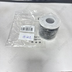 Черный 5m алюминиевые цепи для бордюров, несварные, с катушкой, чёрные, 10x6.5x1 мм