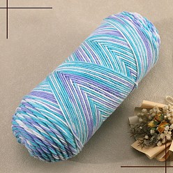 Light Sky Blue 5-Ply Milk Cotton Knitting Acrylic Fiber Yarn, for Weaving, Knitting & Crochet, Light Sky Blue, 2.5mm