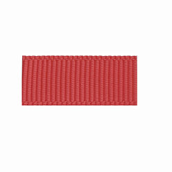 Red High Dense Polyester Grosgrain Ribbons, Red, 1 inch(25.4mm), about 100yards/roll