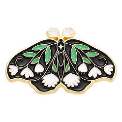XZ6955 Retro Flower Butterfly Alloy Brooch Pin for Fashion Clothes and Bags