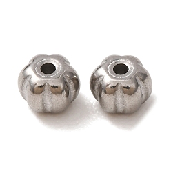 Edelstahl Farbe 304 Edelstahlkugeln, Blume, Edelstahl Farbe, 4x3 mm, Bohrung: 1 mm