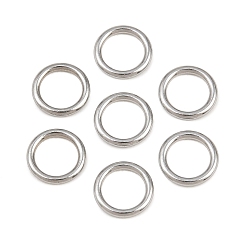 Edelstahl Farbe 304 Edelstahl geschlossen Ringe springen, Runde, Edelstahl Farbe, 18 Messgerät, 7x1 mm