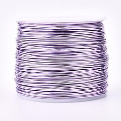 Lilac Round Aluminum Wire, Lilac, 18 Gauge, 1mm, about 492.12 Feet(150m)/roll