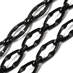 Черный 304 цепи натяжные нержавеющие, несварные, ионное покрытие (ip), чёрные, 14x7.5x1.3 мм