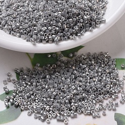 (DB0251) Opaque Smoke Gray Luster MIYUKI Delica Beads, Cylinder, Japanese Seed Beads, 11/0, (DB0251) Opaque Smoke Gray Luster, 1.3x1.6mm, Hole: 0.8mm, about 10000pcs/bag, 50g/bag