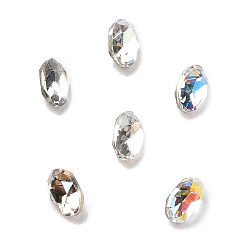 (52) Непрозрачная лаванда K 9 кабошоны из стеклянного страза, задние и задние, овальные, разноцветные, 4x2.7x2 мм