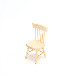 Furniture & Appliances Mini Wood Dollhouse Furniture Accessories, for Miniature Living Room, Chair/Desk, Chair Pattern, 40x40x88mm