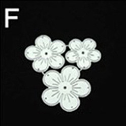 Flower Carbon Steel Cutting Dies Stencils, for DIY Scrapbooking, Photo Album, Decorative Embossing Paper Card, Flower, 133x108mm