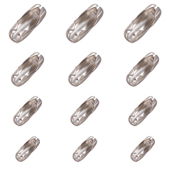 Stainless Steel Color Unicraftale 304 Stainless Steel Ball Chain Connectors, Stainless Steel Color, Fit for 1.5mm/2mm/2.4mm/3.2mm ball chain, 240pcs/box