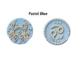 Cancer Twelve Twelve Constellations Food Grade Eco-Friendly Silicone Focal Beads, Cancer, 25mm