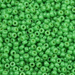 (RR4476) Duracoat Dyed Opaque Fiji Green MIYUKI Round Rocailles Beads, Japanese Seed Beads, 11/0, (RR4476) Duracoat Dyed Opaque Fiji Green, 2x1.3mm, Hole: 0.8mm, about 50000pcs/pound