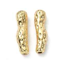 Real 18K Gold Plated Brass Beads, Nuggets, Real 18K Gold Plated, 19x5x5mm, Hole: 1.5mm