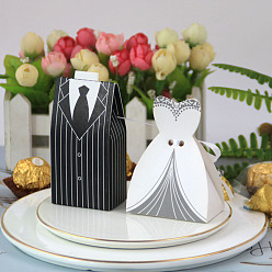 striped dress Western dress wedding candy box wedding candy box bride and groom wedding candy box companion gift box