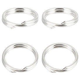 20 шт. 925 серебряные двойные соединительные кольца, разрезные кольца