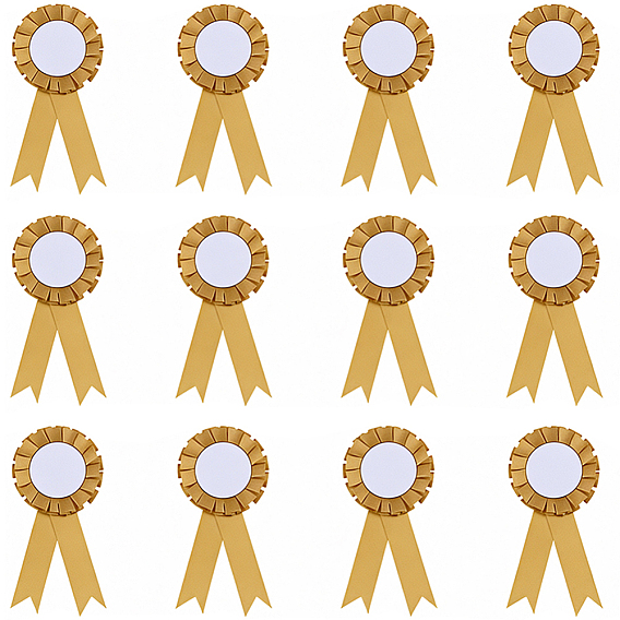 12шт. значки в форме наградной ленты, пластиковые пуговицы-булавки-броши для вечеринки