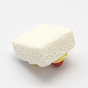 Квадратный торт смола decoden decoden кабошоны, имитация еды, 12.5x12.5x10.5 мм