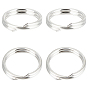 20 шт. 925 серебряные двойные соединительные кольца, разрезные кольца