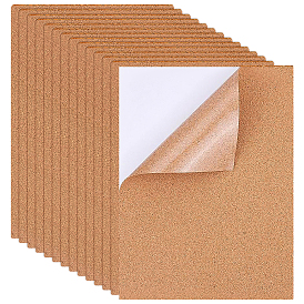 24шт. пробковых изоляционных листов, с клеем, прямоугольные