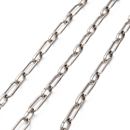 304 цепи овальные из нержавеющей стали, несварные