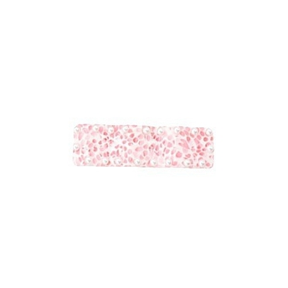 Rectangle Cellulose Acetate Alligator Hair Clips, Pearl Style Hair Accessories for Women and Girls