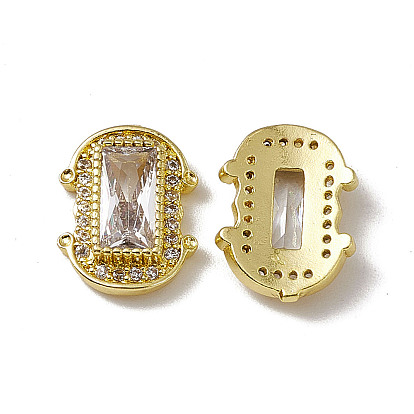 Brass Pave Clear Cubic Zirconia Cabochons, Nail Art Decoration Accessories, with Glass Rhinestone, Eye