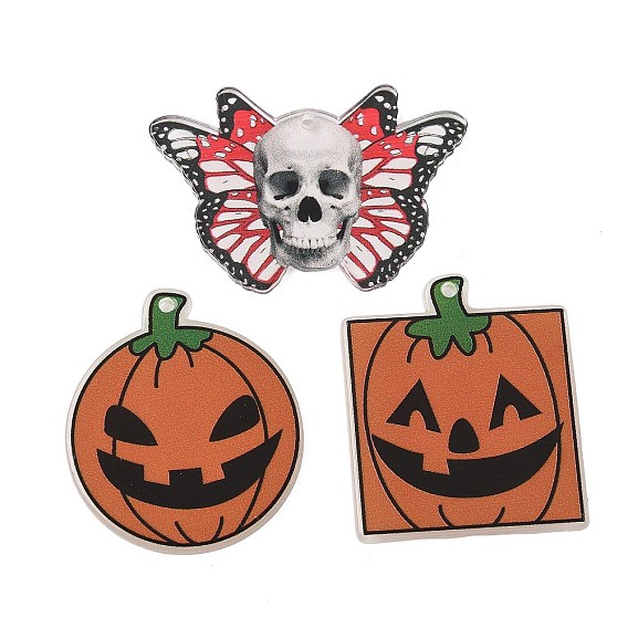 Печатные акриловые подвески, форма темы хэллоуина