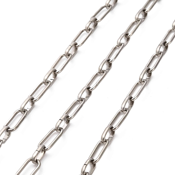 304 цепи овальные из нержавеющей стали, несварные