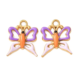 304 нержавеющей стальной эмали подвески, бабочки прелести, ионное покрытие (ip)